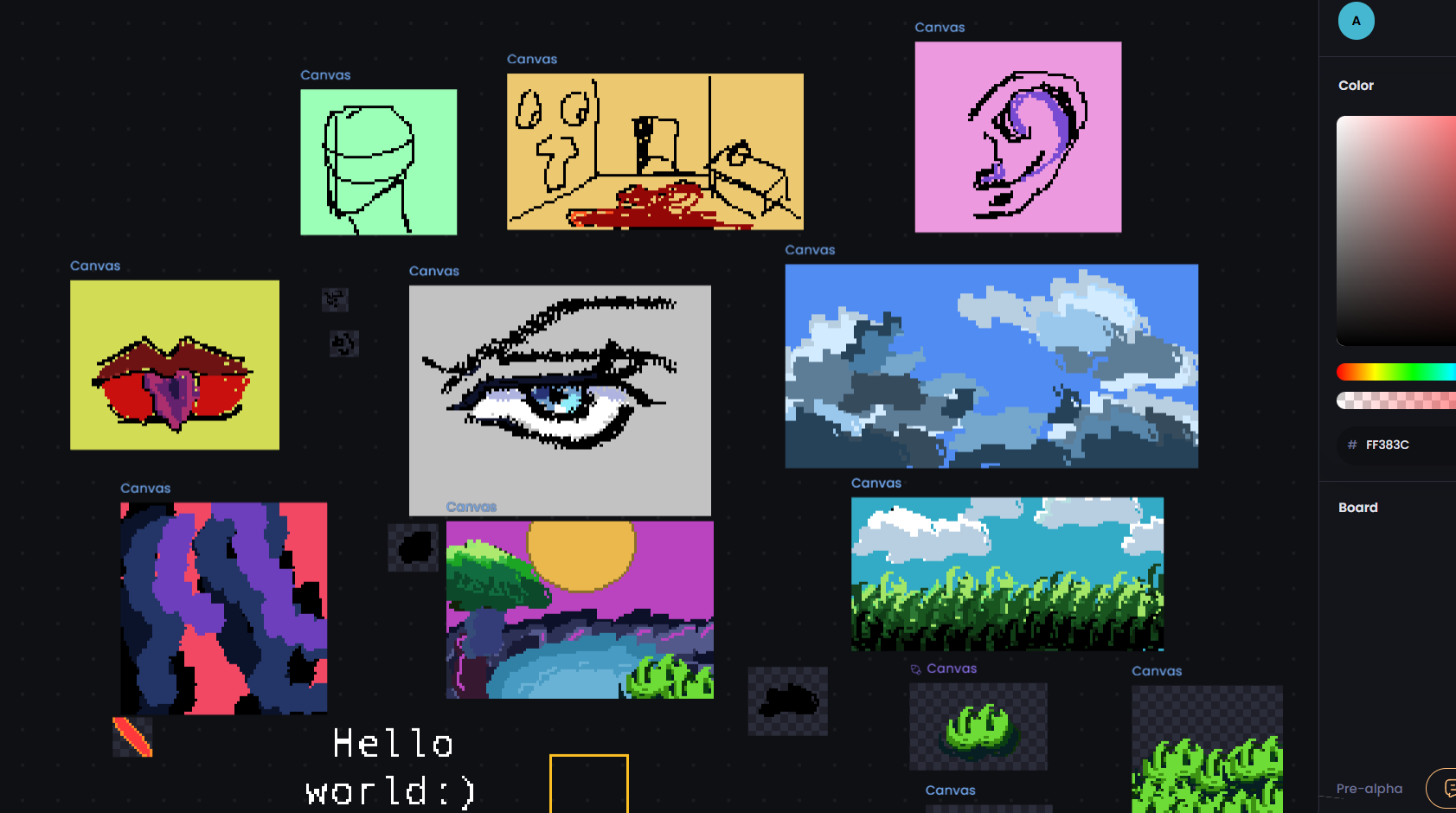 Valentin's artwork